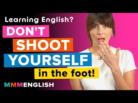 3 ways English learners shoot themselves in the foot! thumbnail