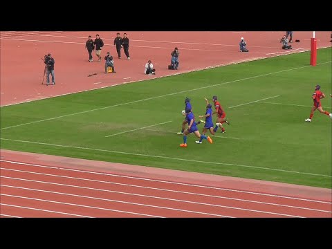 長崎北陽台　得点シーン④　前半２５分　第１０4回全国高校ラグビー大会長崎県決勝戦　長崎北陽台ＶＳ長崎南山　かきどまり陸上競技場　２０２4１１２３ thumbnail