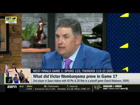 GET UP | "Wembanyama just outshine the MVP" - Windhorst on Wemby leads Spurs beat OKC in Game 1 WCF thumbnail