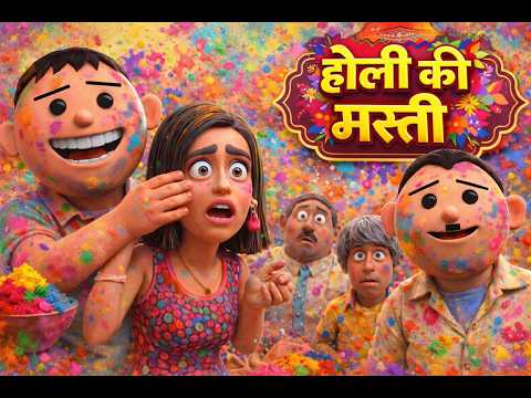 HOLI KI  MASTI (होली की मस्ती ) MSG TOONS Comedy Funny Video thumbnail