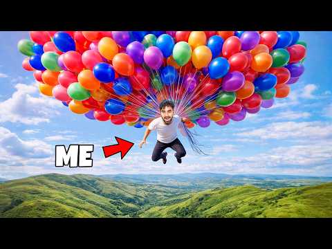 We Tested Weird Movie Myths In Real Life - क्या ग़ुब्बारे मुझे हवा में उड़ा पाएंगे ?? ? thumbnail