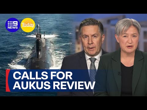 Calls for AUKUS deal review after getting secondhand subs | 9 News Australia thumbnail