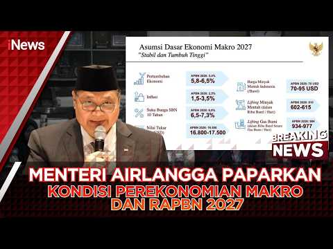 ?BREAKING NEWS | MENTERI AIRLANGGA PAPARKAN KERANGKA EKONOMI MAKRO DAN RAPBN 2027 (20/05) thumbnail