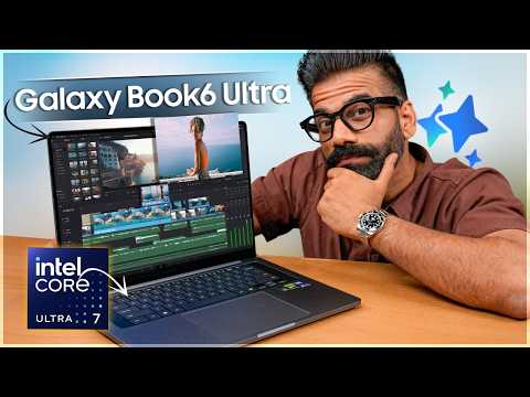 Samsung Galaxy Book6 Ultra unboxing & First Look - The ULTRA Experience!??? thumbnail