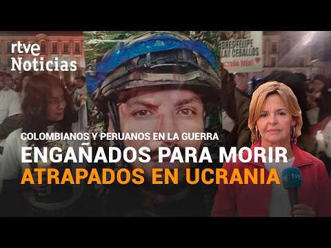 COLOMBIANOS y PERUANOS ATRAPADOS en la GUERRA de UCRANIA | Un REPORTAJE de ALMUDENA ARIZA | RTVE thumbnail