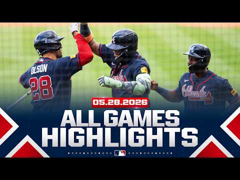 Highlights from ALL GAMES on 5/28 (Ronald Acuña Jr.'s grand slam, Cam Smith's HR robbery, MORE!) thumbnail