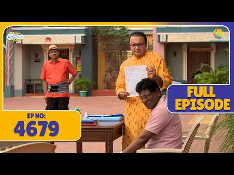 FULL EPISODE 4679 - Naraz Hokar Bhide ne de diya त्याग पत्र! | Taarak Mehta Ka Ooltah Chashmah thumbnail