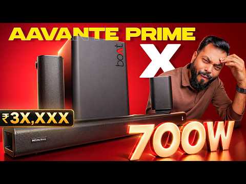 boAt Aavante Prime X 700W Soundbar Quick Review ⚡ 7.1.4 Ch, Wireless System @ ₹3X,X99! thumbnail