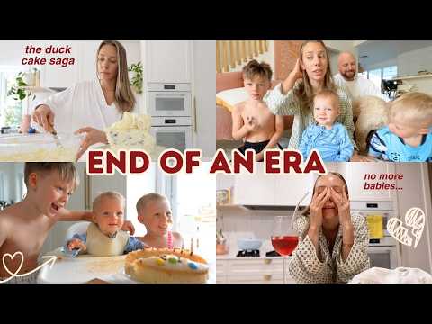 saying goodbye to this chapter...1st birthday, hair loss & cake disaster VLOG thumbnail