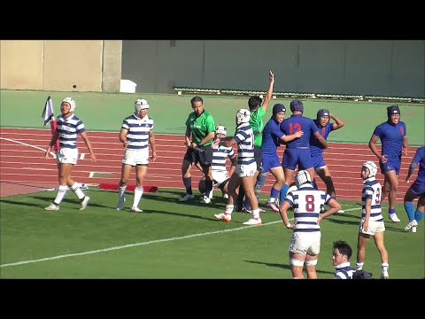 長崎北陽台　得点シーン①　後半１６分　第１０５回全国高校ラグビー大会長崎県決勝戦　長崎北陽台ＶＳ長崎北　かきどまり陸上競技場　２０２５１１１６ thumbnail
