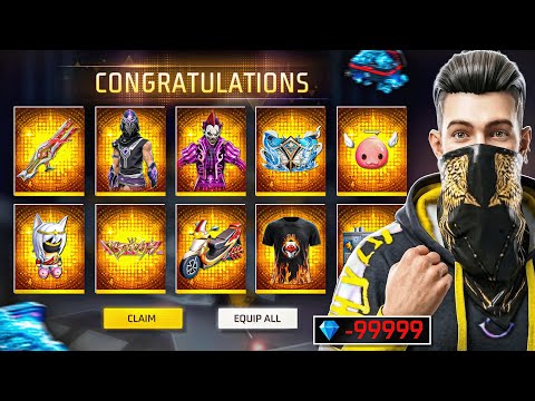 Buying Everything 🤑 -99999 Diamonds 😱 Garena Free Fire thumbnail