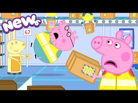 Peppa Pig Tales 2026 📦 Peppa Works at the WAREHOUSE! 🤖 BRAND NEW Peppa Pig Episodes thumbnail