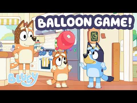 Let's Play Keepy Uppy! 🎈| 30 MINUTES Bluey Clip Compilation 💙 | Bluey thumbnail