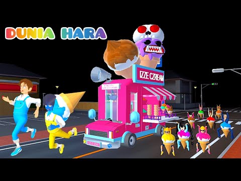 Mio Jadi Zombie ? | Yuta Dikejar Es Cream Zombie Es Gabus Warna Warni | Dunia Hara thumbnail