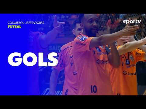CARLOS BARBOSA 3 X 0 PANTA WALON | GOLS | CONMEBOL LIBERTADORES DE FUTSAL | sportv thumbnail