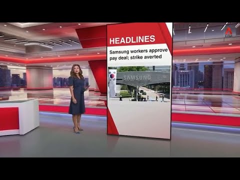 Workers at Samsung Electronics approve landmark wage deal | East Asia Tonight (May 27) thumbnail
