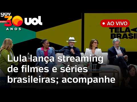 Lula lança streaming brasileiro Plataforma Tela Brasil: acompanhe evento e discurso ao vivo thumbnail
