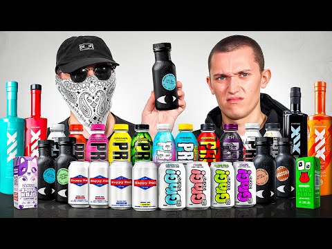 We Tried Every YouTuber Drink (and got quite drunk) thumbnail
