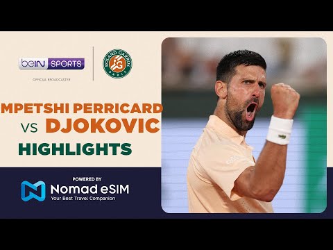 Giovanni Mpetshi Perricard vs Novak Djokovic | Roland-Garros 2026 | Match Highlights thumbnail