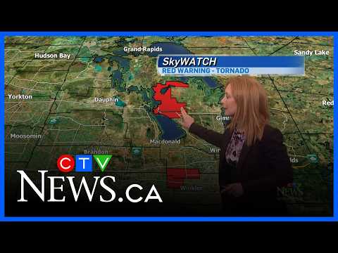 Tornado warning issued in Manitoba thumbnail