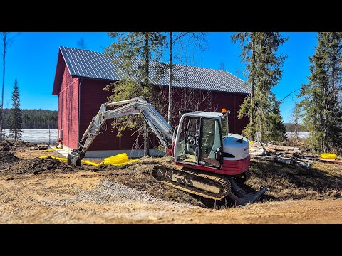 Concrete Floor Sealed, Electric Dug In, and Hot Bulb Engine Alive thumbnail