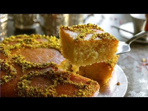 Basbousa , Middle Eastern Dessert, Semolina Cake thumbnail