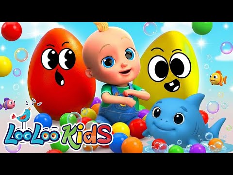 A Ram Sam Sam - Learn Colors with Baby Shark - SURPRISE EGGS + Gumball Machine - Kids Songs thumbnail