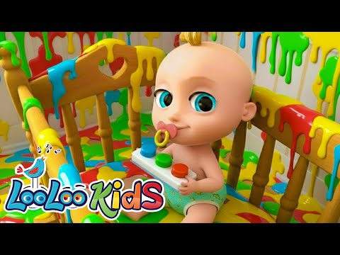 Johny Johny Yes Papa + Wheels On The Bus | Learn Colors - Slime Adventure + Baby Shark - Kids Songs thumbnail
