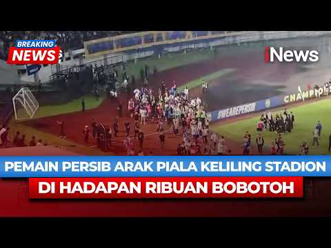 Euforia Bobotoh di Stadion GBLA Bandung Rayakan Kemenangan Persib | iNews Terkini thumbnail
