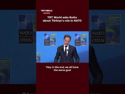 TRT World asks Rutte about Türkiye’s role in NATO thumbnail