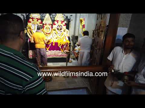 Rath Yatra rituals and Jagannath deity darshan at Delhi temple thumbnail