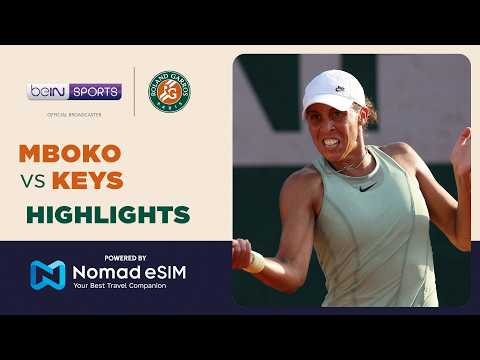Victoria Mboko vs Madison Keys | Roland-Garros 2026 | Match Highlights thumbnail