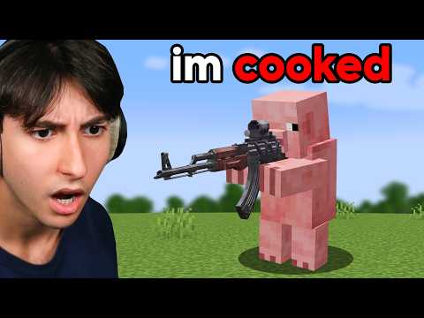 Minecraft, But Mobs Have Guns... thumbnail