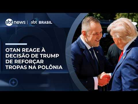 OTAN critica decisão de Trump de enviar 5 mil soldados americanos à Polônia | #SBTBrasil thumbnail