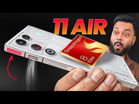 RedMagic 11 Air Unboxing & First Look ⚡ SD 8 Elite, 7000mAh, 24,000RPM ? & More thumbnail
