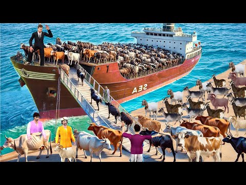 Ship Mein Cow Bakri Chor Illegal Transport Goat Thief Hindi Kahani Hindi Moral Stories Comedy Video thumbnail