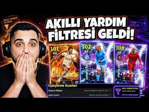 Akıllı Yardım Filtresi Gelmiş 🔥 108 Haaland, Ekitike ve Rice! Top Açılımı + Deneme! eFootball Mobile thumbnail