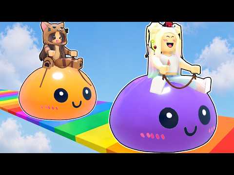 Cada SEGUNDO +1 de VELOCIDAD en CARRERA de DUMPLING SQUISHY en Roblox con Mandarina thumbnail