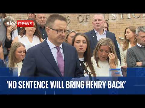 Henry Nowak's father speaks outside court after his son's killer is jailed for life thumbnail