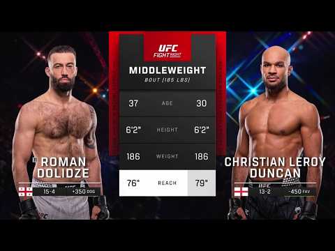 UFC London : დოლიძე VS დანკანი - სრული ბრძოლა thumbnail
