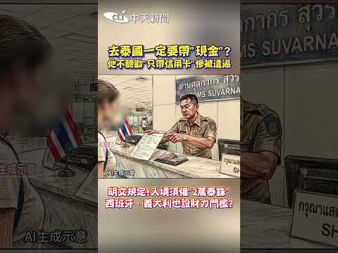 去泰國一定要帶“現金"? 他不聽勸"只帶信用卡"慘被遣返 thumbnail
