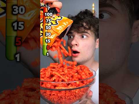 How Many Hot Cheetos Can I Eat? 🌶️ (Spice Limit) thumbnail