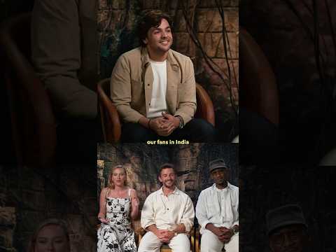 Jurassic world Rebirth star cast Scarlet, Jonathan & Mahershala ❤️ thumbnail