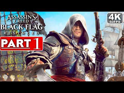 ASSASSIN'S CREED BLACK FLAG RESYNCED Gameplay Walkthrough Part 1 [4K 60FPS] - No Commentary thumbnail