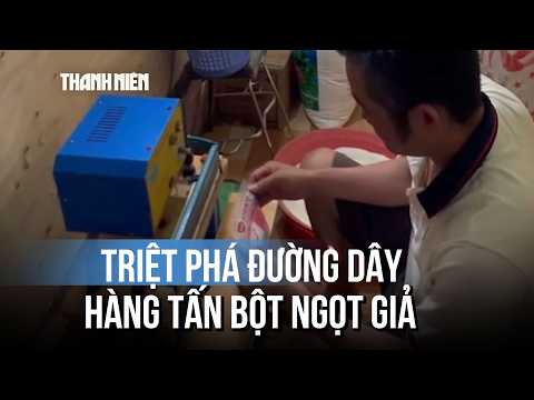Triệt phá đường dây sản xuất hàng tấn bột ngọt giả Ajinomoto từ nguyên liệu trôi nổi thumbnail