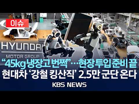 [이슈] 현대차 '강철 킹산직' 2.5만 군단 온다…"45kg 냉장고 번쩍"/2026년 5월 24일(일)/KBS thumbnail