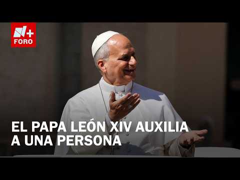 Papa León XIV ayuda a hombre que se desmayó en El Vaticano - Expreso de la Mañana thumbnail