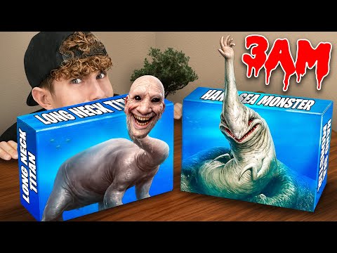 ÖFFNE NIEMALS WE SWAM TOO FAR IN THE OCEAN HAND SEA MONSTER MYSTERY BOXEN um 3 UHR!! thumbnail
