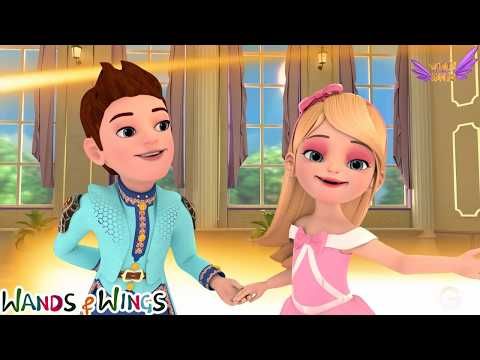 Princess and the Magical Frog🐸| Blossom Lost Her shoe | kids Song - Wands & Wings thumbnail