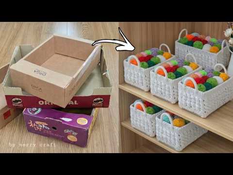INCREDIBLE! Turn trash into Expensive Basket! Genius recycling ideas - DIY thumbnail